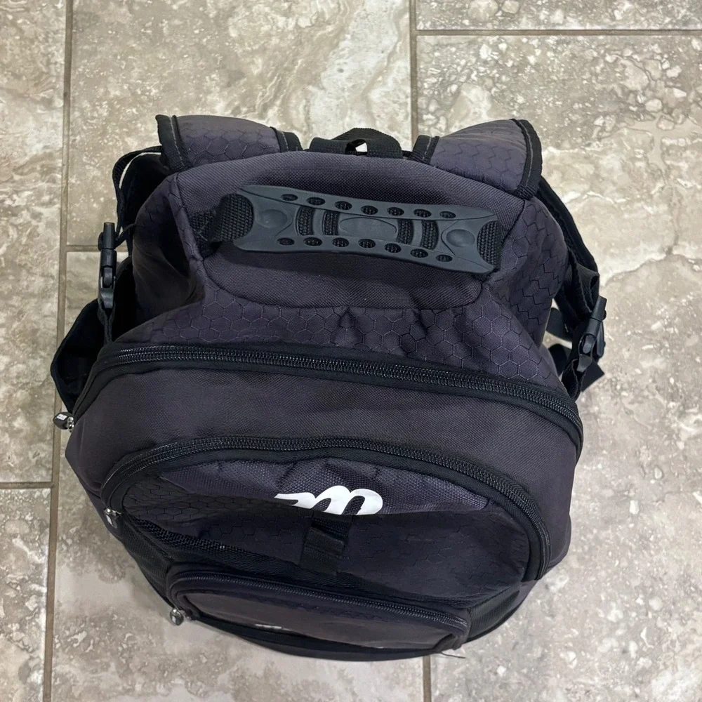 Marucci Black Baseball Softball Bat Equipment Backpack Bag Youth Kids